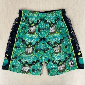 Flow Society Lacrosse Shorts Boys XL Leprechauns Lucky Lax Shamrocks Irish Green
